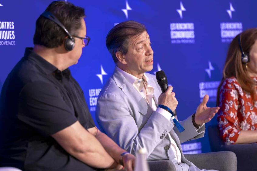 Mathias Burghardt, Executive Vice-President of Ardian at the annual Rencontres Économiques d'Aix-en-Provence forum