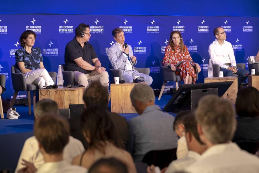 Mathias Burghardt, Executive Vice-President of Ardian at the annual Rencontres Économiques d'Aix-en-Provence forum