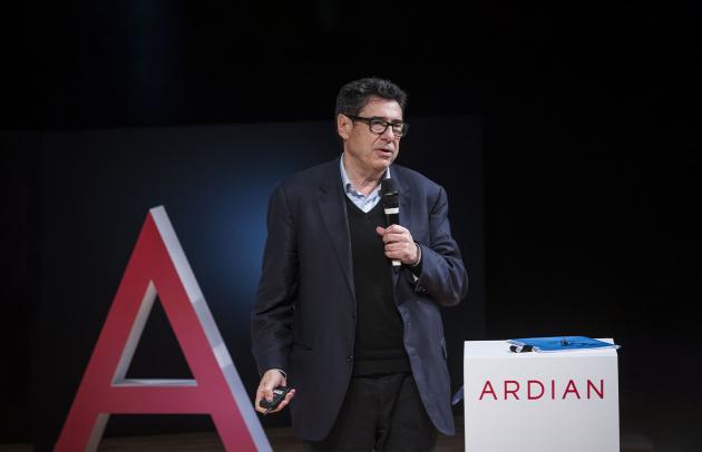Philippe Agion during the AIxAI 2024 conference hosted by Ardian 